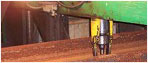 Automated hole punching at Dublin Steel Corporation